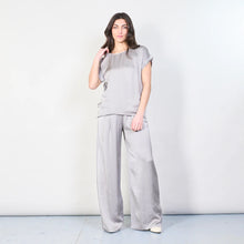 Carica l'immagine nel visualizzatore di Gallery, Pant Calliope in Viscosa Grigio Perla