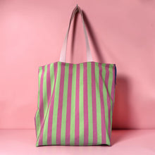 Carica l'immagine nel visualizzatore di Gallery, Shopper da spiaggia Pistacchio Rosa
