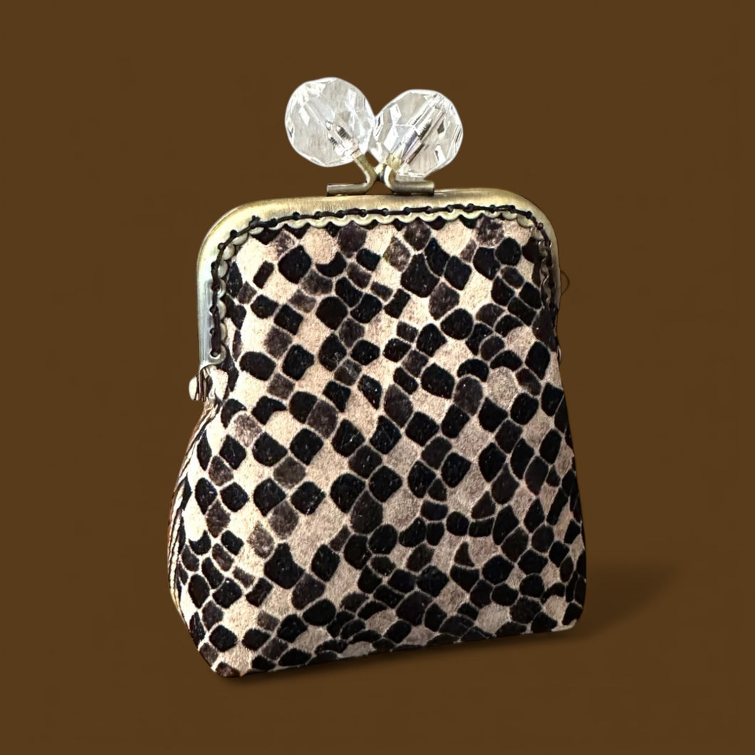 Mignon portamonete Gold&Black